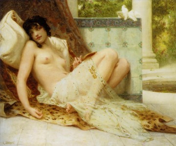 Nude Painting - Nude on the Sofa Guillaume Seignac classic nude
